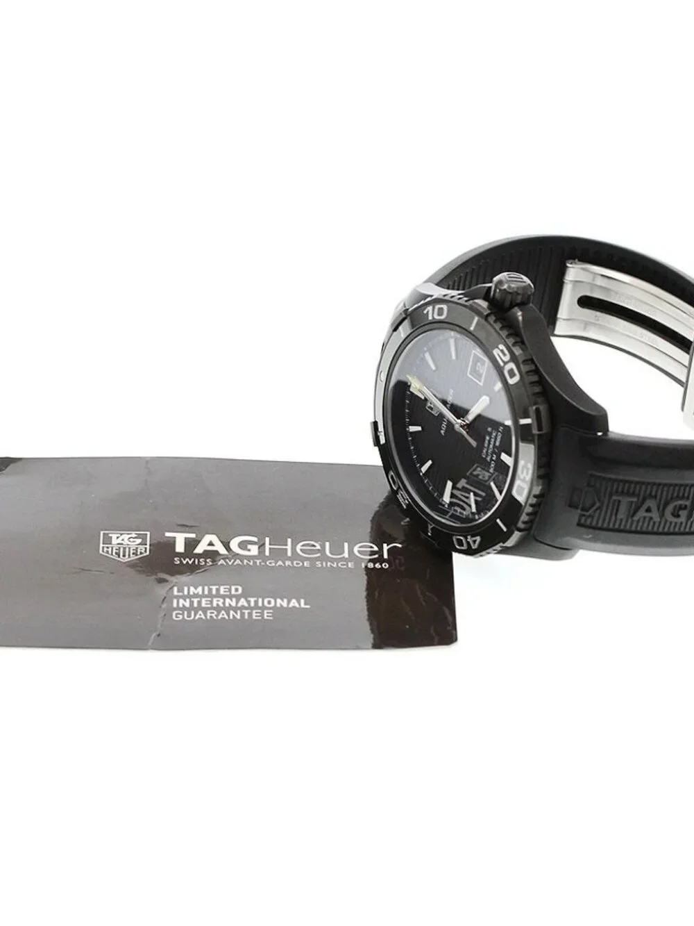 TAG HEUER Aqua racer WAK2180.FT6027 Caliber 5 black Dial Automatic Men's_960529